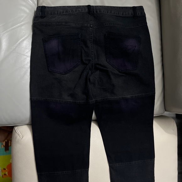 NWT - Desigual Men’s Patchwork Slim Straight Jeans - Size 36 - Picture 9 of 13